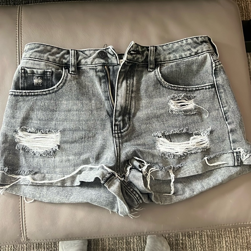PAC Sun light black Jean shorts - size 27
